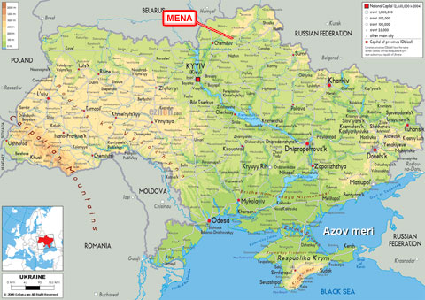 Ukrainan Kartta